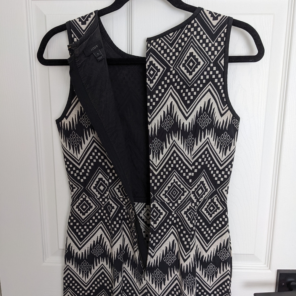 J Crew Patterned Cocktail Dress - Picture 6 of 7